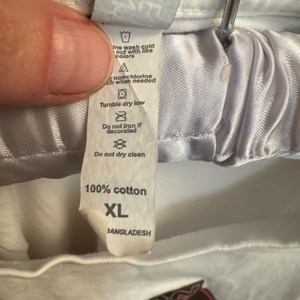ITALIAN CANDY COTTON HERITAGE T Shirt White Men’s Size XL New Unisex Tee T shirt - Picture 6 of 10